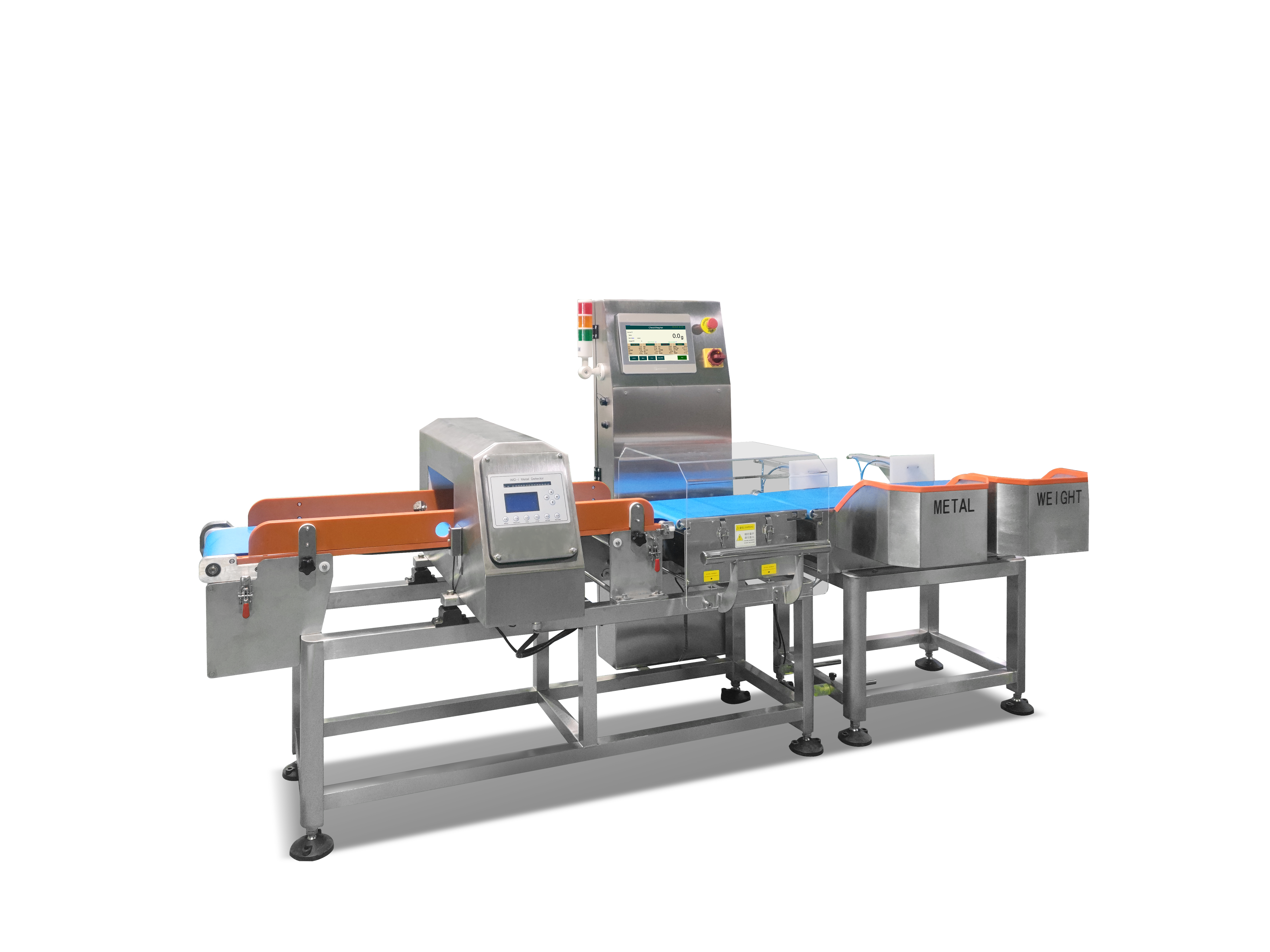 Combo Metal Detector and Checkweigher